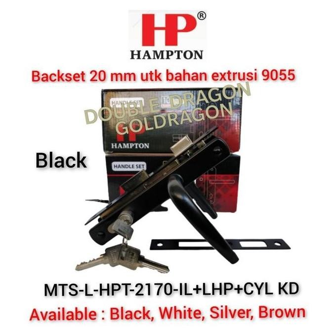 Kunci Handle Set Hampton Pintu Aluminium Komplit
