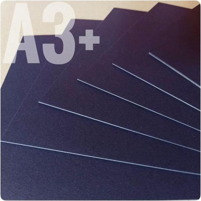 

Kertas Karton Hitam / Aster Black 190 Gsm Uk A3+ 32 cm X 48.3 cm ( isi 50 Lembar ) PS