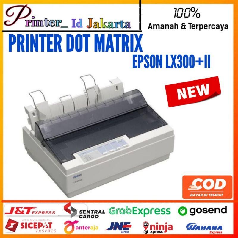 Printer Dot Matrix Epson Lx300+Ii Lx-300+Ii New Terbaru Best Quality 100% Original