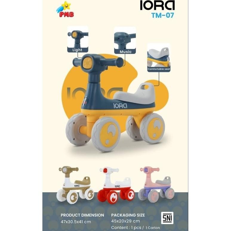Terlaris Sepeda Keseimbangan Anak Ride On Balance Bike Iora Tm12 /Tm06 ( Kt8008) /Mainan Ride On Ana