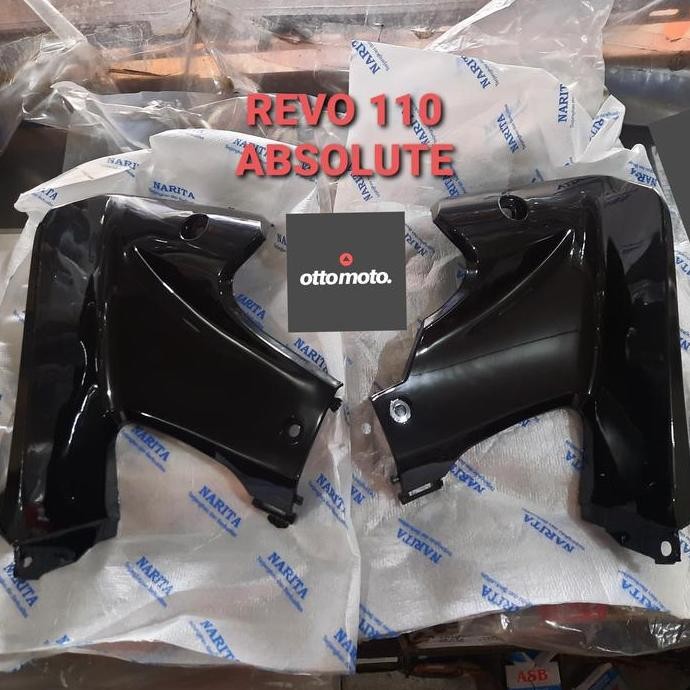 LEGSHIELD LUAR SAYAP BAWAH REVO 110 ABSOLUTE HITAM KILAP 2008 -2010 murah