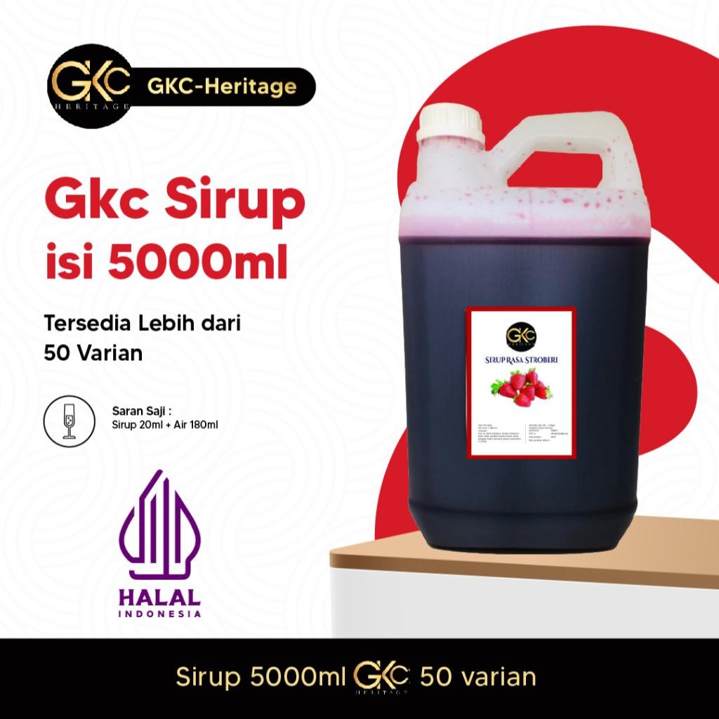 

Sirup 5 Liter Minuman Kekinian Termurah Best Quality 100% Original