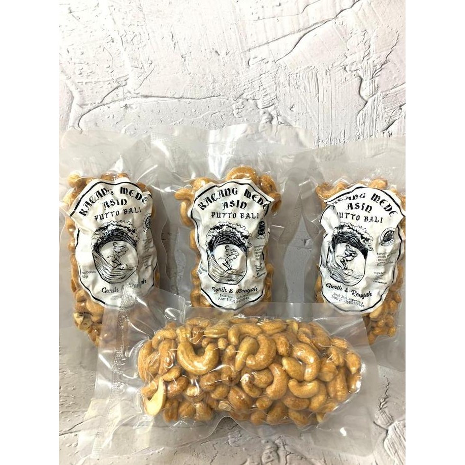 

Kacang Mede Asin Putto Bali Vakum 200Gr / Bali Cashew