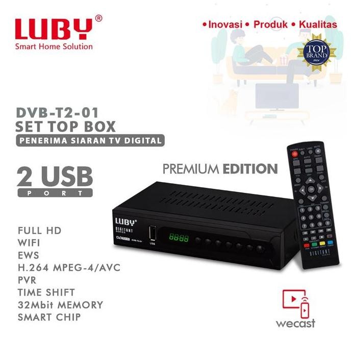 Luby Set Top Box Luby Dvb-T2-01