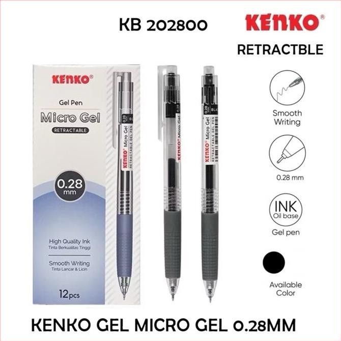 

Pen Pulpen Gel Kenko Micro Gel 0,28Mm Co