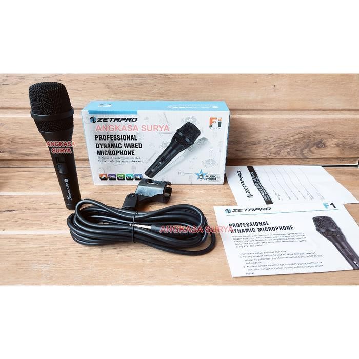 Mic Kabel Zetapro F1 / F-1 Original / Microphone Cable Zetapro F 1 Original Dan Terpercaya