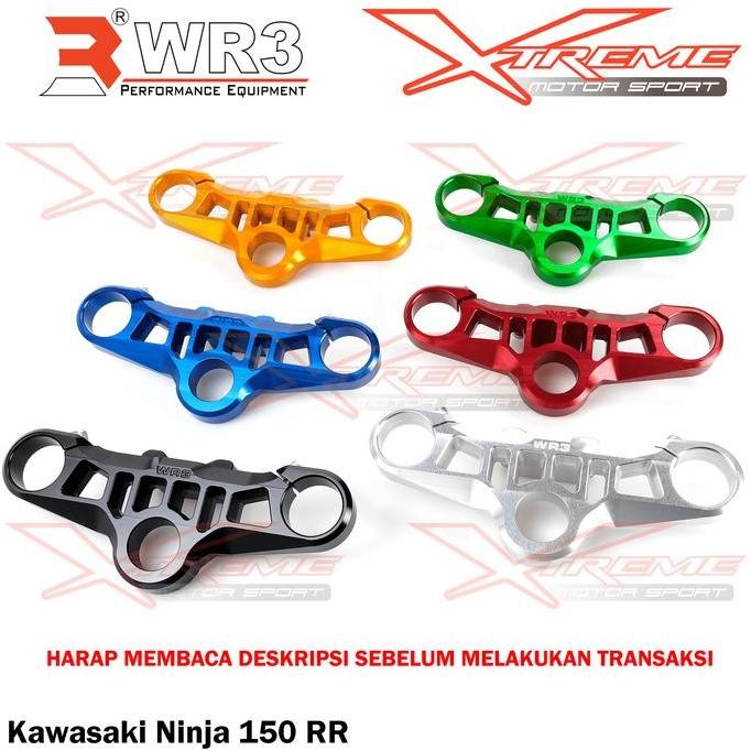Segitiga Stang / Triple Clamp Wr3 Ninja 150 Rr 150Rr