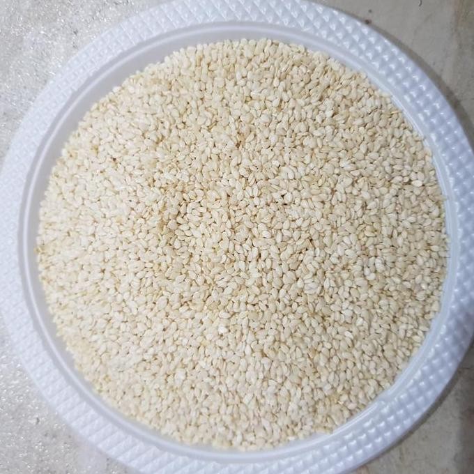 

ID | BIJI WIJEN PUTIH / WHITE SESAME SEEDS MENTAH 1 KG REPACK / GROSIR