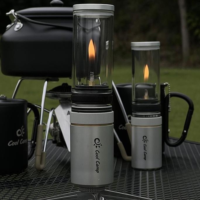 COOLCAMP Portable Gas Lantern Lampu Lilin Gas Outdoor Camping