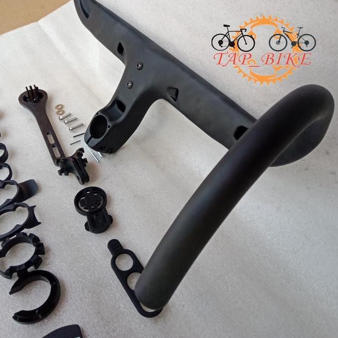 DROPBAR INTEGRATED CARBON KOCEVLO - HANDLE DROP BAR SEPEDA ORIGINAL DAN TERPERCAYA