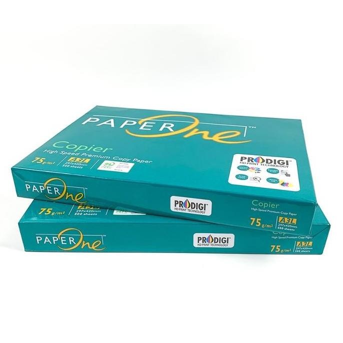 

Paper One A3 75 Gram / 1 rim / Kertas Fotocopy / Kertas HVS
