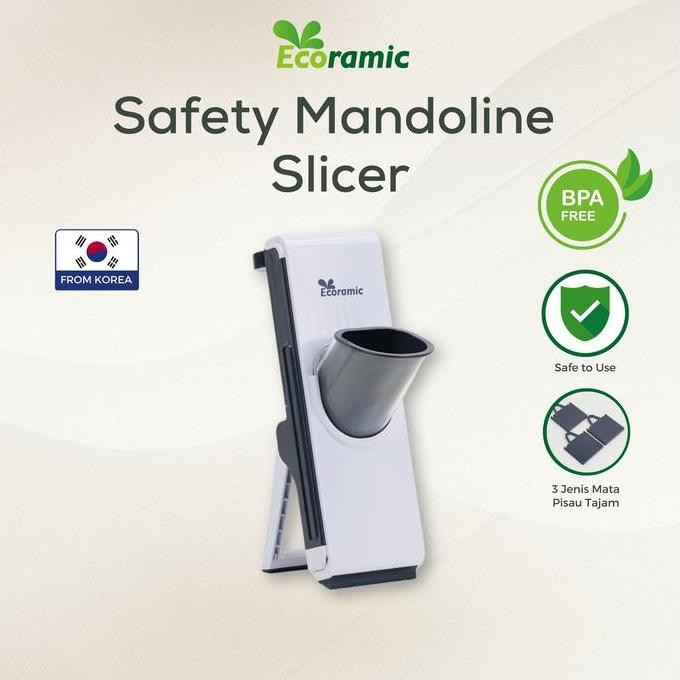 

Terlaris Ecoramic Mandoline Slicer Multifungsi - Alat Pemotong Sayur & Buah 3 In 1