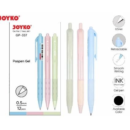

Diskon 1Pcs Pulpen Joyko Paspen Gel Pen Gp-337 0.5Mm Diskon