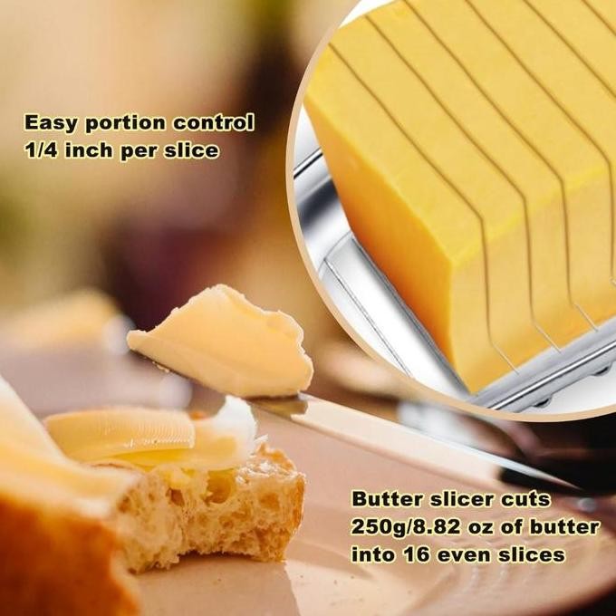 

Terlaris Alat Pemotong Mentega Kawat Pemotong Keju Slicer Parutan Keju Aesthetic Cheese Slicer Alat Potong Serbaguna