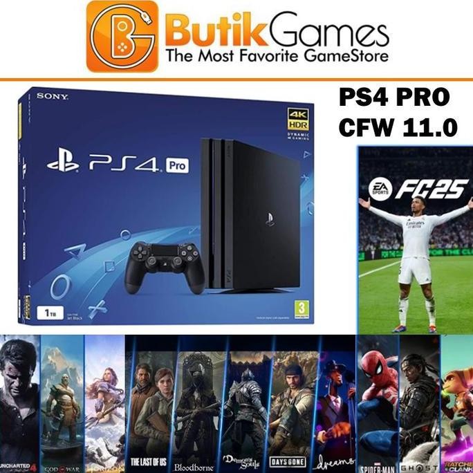 Terlaris Ps4 Pro 1Tb Cfw Hen Full Game