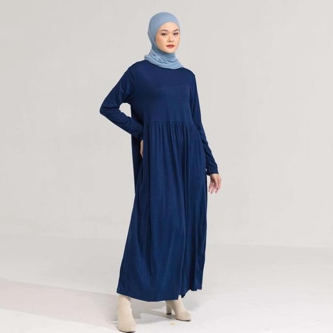 New Product - Inner Dress Muslim Dauky Inner Dress Laudya Gamis Polos Bahan Kaos Calista Collection_