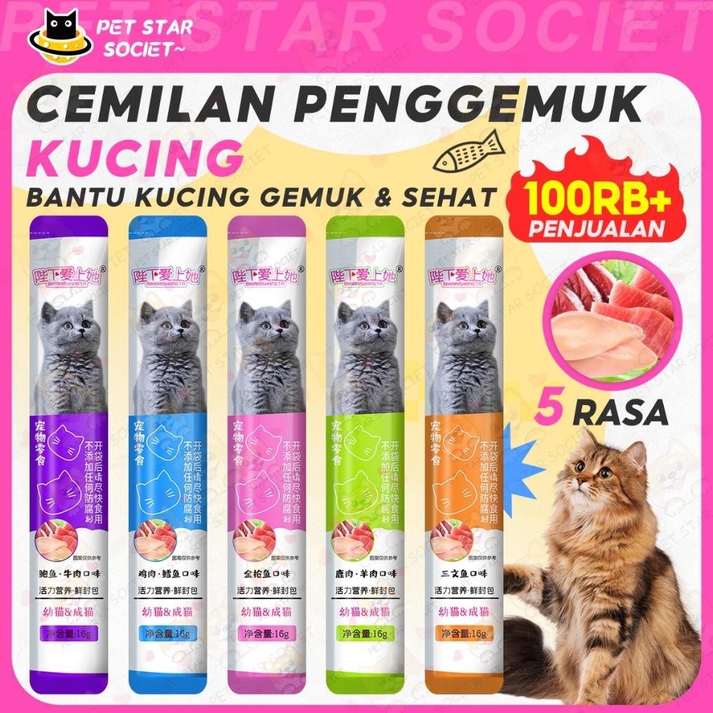BIXIACemilan Kucing 16gr-Snack Kucing Treats Lezat Basah Grosir & Eceran Pilihan Lengkap