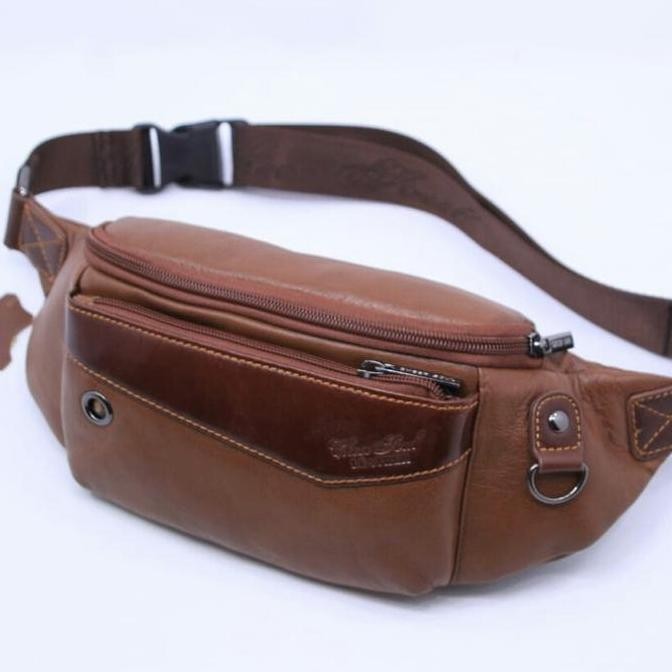 waist bag pria & wanita kulit asli/sling bag kulit asli ORIGINAL LN