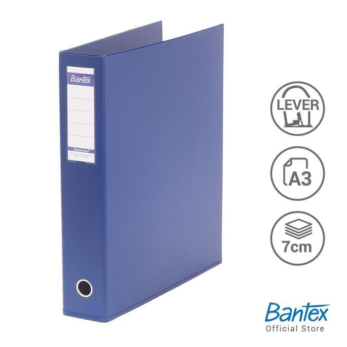 

[SOSHOP] BANTEX A3 POTRAIT 7CM LEVER ARCH FILE / ORDNER BLUE #1467 01