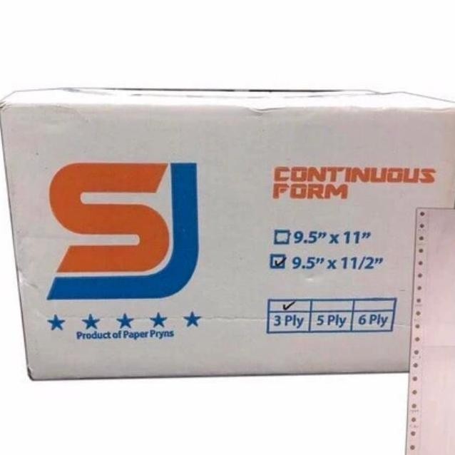 

TERBARU KERTAS CONTINUOUS FORM 3 PLY BAGI 2 dan LETTER 9.5 x 11 BISA GOSEND!