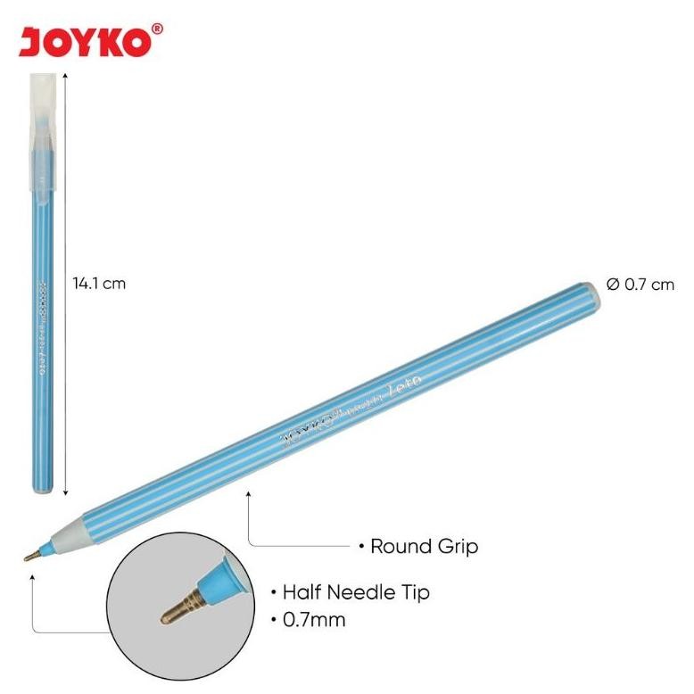 

Premium 12Pcs Ballpoint Zeto 273 Hitam Joyko/ Pulpen Murah/ Pena Hitam Joyko/ Bolpen 0.7Mm (Pack) Promo