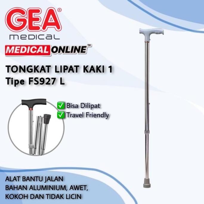 TONGKAT KAKI LIPAT / ALAT BANTU JALAN TONGKAT LIPAT GEA MEDICAL ONLINE CDS