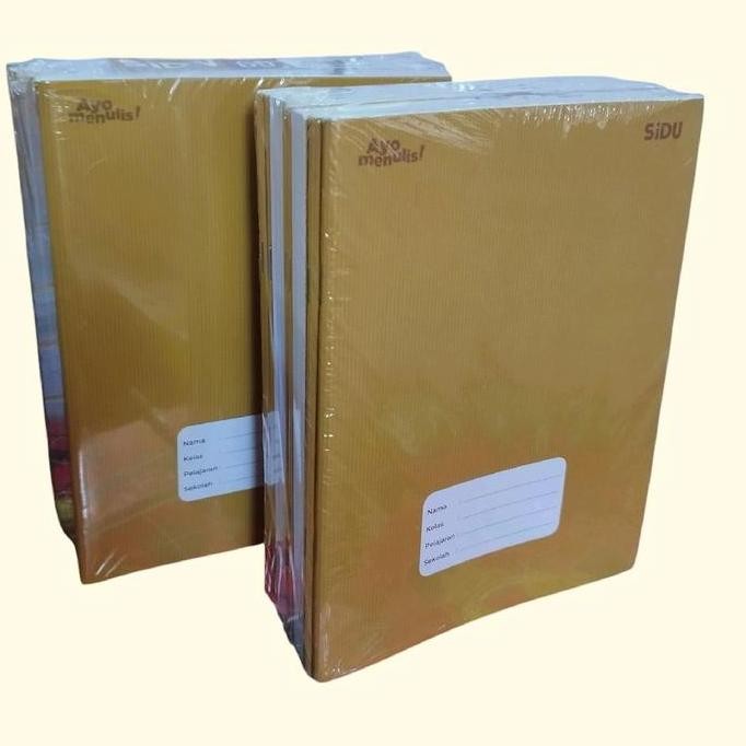 

Buku Tulis Sidu Sampul Coklat 60 Lembar, 1 Pack Isi 10 Buku Stationery Paper Co
