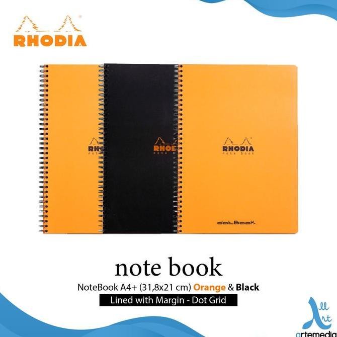 

New Product - Rhodia A4 Plus Wirebound Coated Card Cover Notebook Kiarastoreku