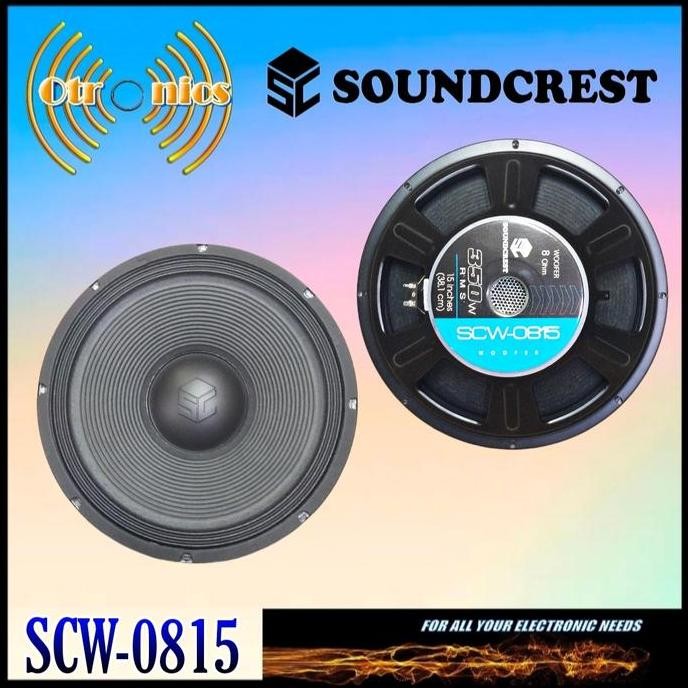 Speaker Woofer Soundcrest Scw 0815 Woofer 350 Wat 15 Inch (2Pcs) Co