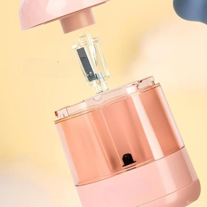 

Deli Rautan Pensil Elektrik Otomatis / Electric Pencil Sharpener Lucu Pink Hijau Va100 Alat Stationery Co