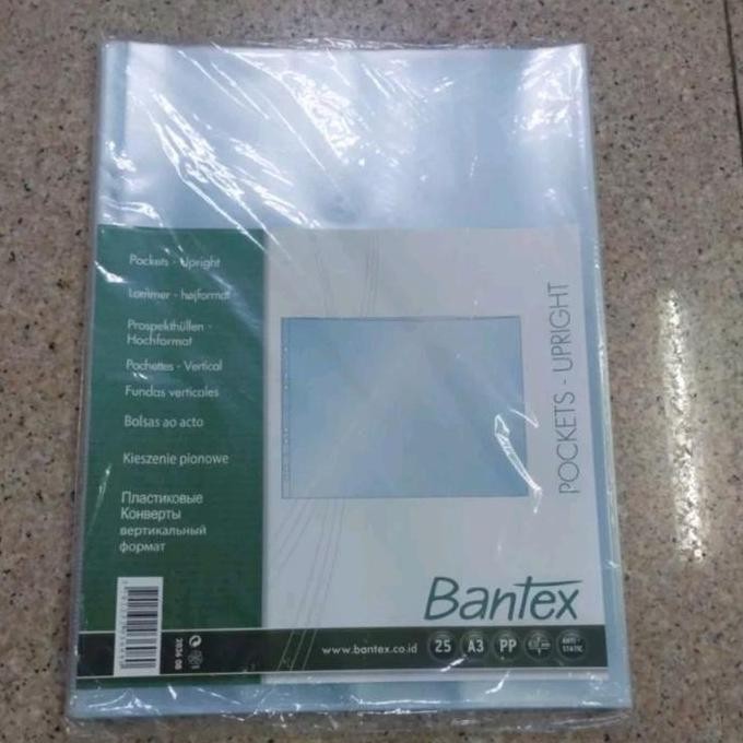 

New Product - Pp Pocket A3 2036 08 Bantex Potrait Kiarastoreku