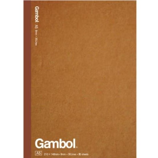 

New Product - Kokuyo Gambol Lined Kraft Paper Note Book A5 - Wcn-G5601C Kiarastoreku