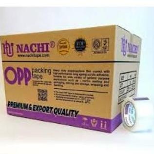 

New Product - Lakban Nachi 2 Inch / Opp Nachi 2 Inch Bening Dan Coklat / Per Dus Kiarastoreku