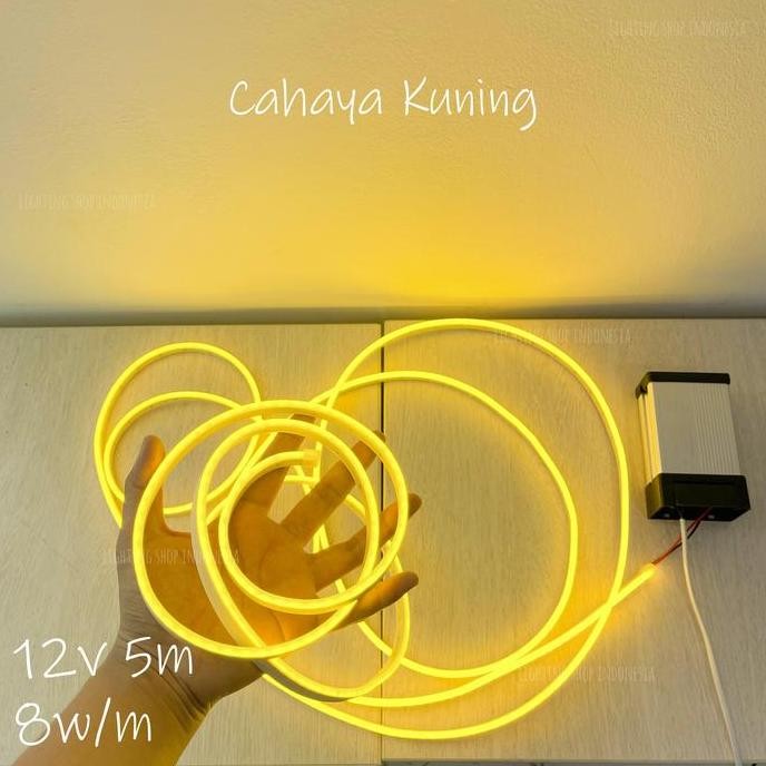 Lampu strip led lampu selang Dc 12 volt 5meter flexible strip lht