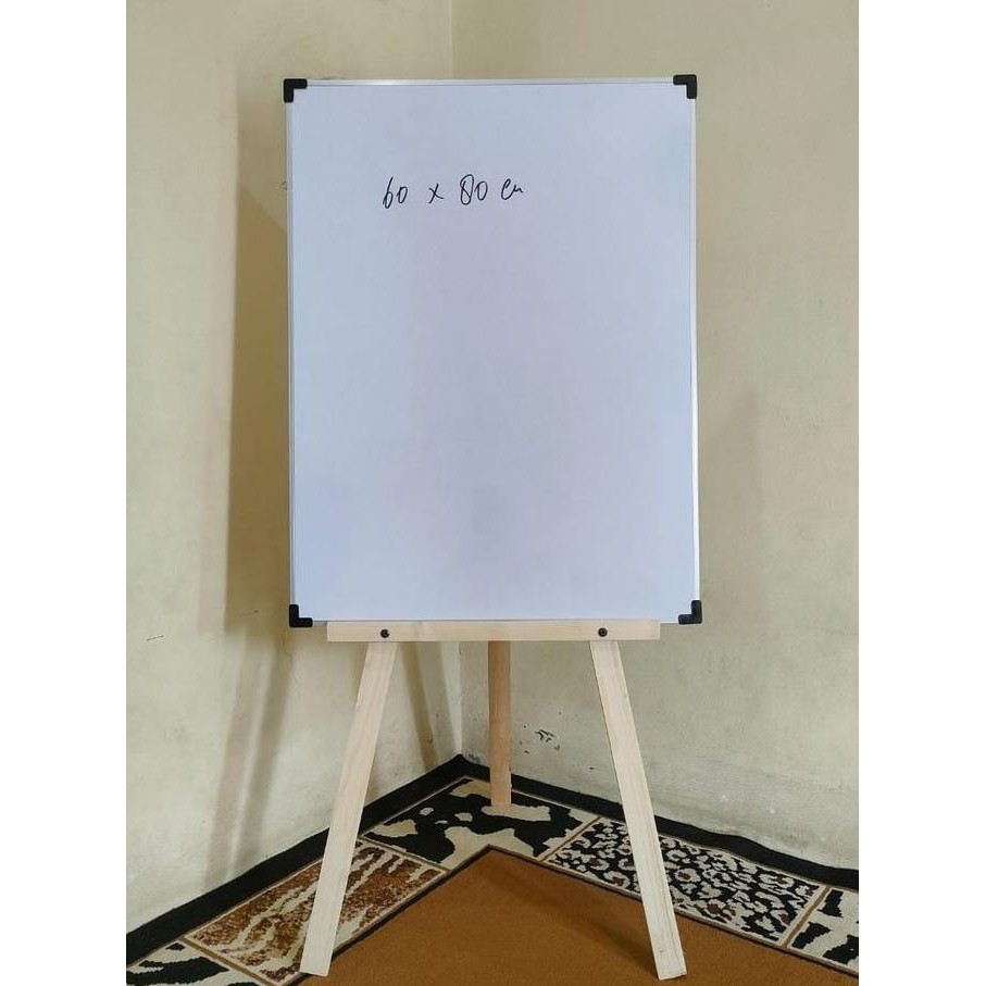 

Whiteboard Standing 120Cm Vertikal,Papan Tulis White Board Penyangga,Polos Tidak Di Cat Co