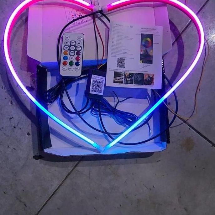 Led Alis Slim RGB + Sein 30cm Control Aplikasi Android