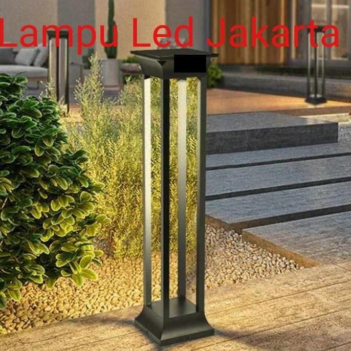 lampu taman tiang solar. lampu bolar taman solar. lampu taman tiang