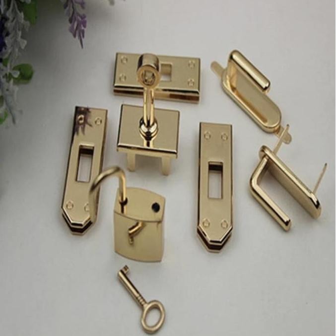 Kunci Hermes Lock Button Buckle Set Co