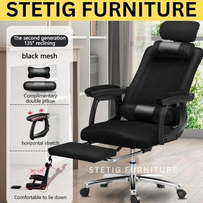 Kursi Armando - kursi direktur with footrest bisa senderan