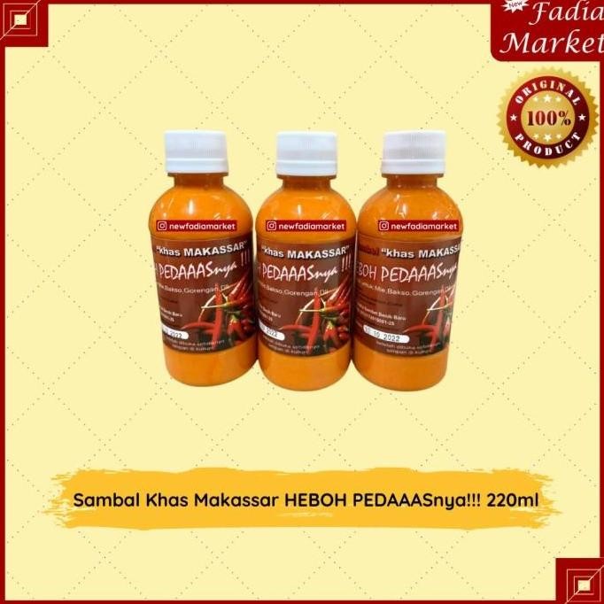 

(Allthebest) Sambal Khas Makassar HEBOH PEDASNYAAAA!!! 220ml