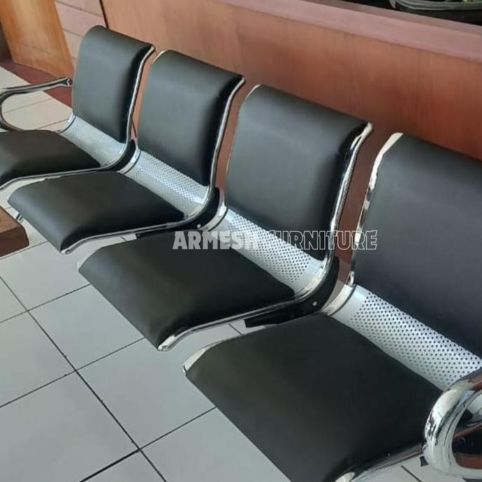 Kursi Bandara Kursi Tunggu Kursi Deret 4 Dudukan Pakai Busa