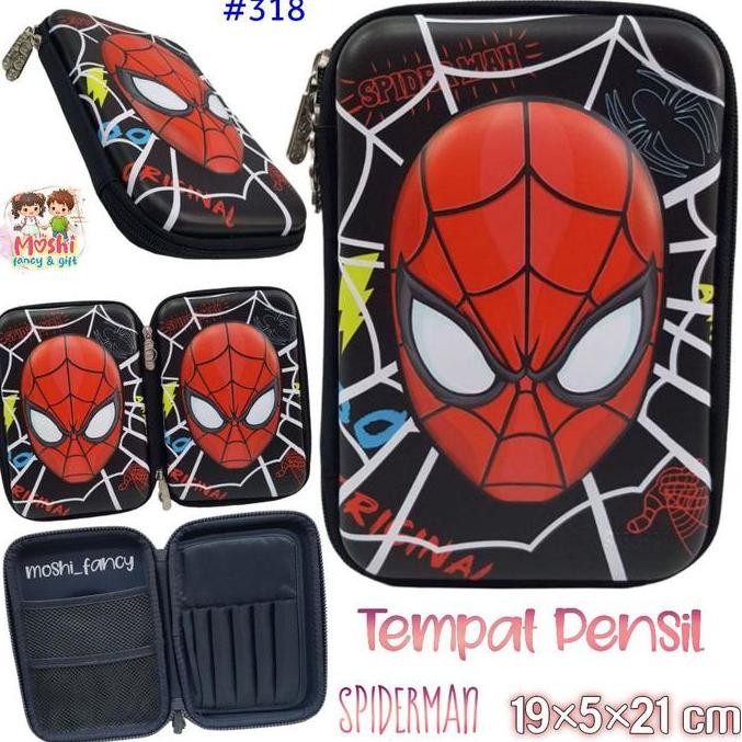 

Tempat Pensil Spiderman / Pencil Case Spiderman Anak Laki-Laki / Tempat Pensil Motif Spiderman Co