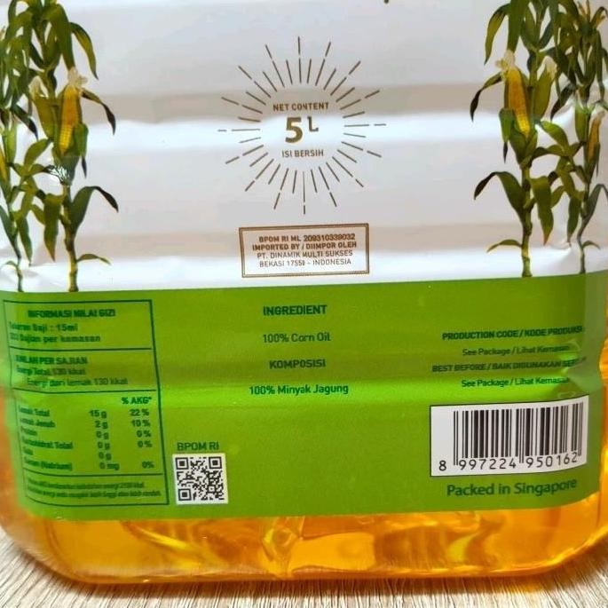 

Murah Lily Flower Corn Oil 5L - Minyak Jagung Lilyflower 5 L Goreng Mpasi - Standar