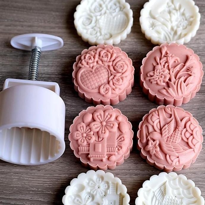 Cetakan Mooncake 150gr-200gr cetakan kue bulan 150g cetakan kue bulan 200g