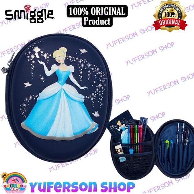 

Smiggle Kit Hardtop Disney Princess Igl481715Nav/ Kotak Pencil Frozen Co