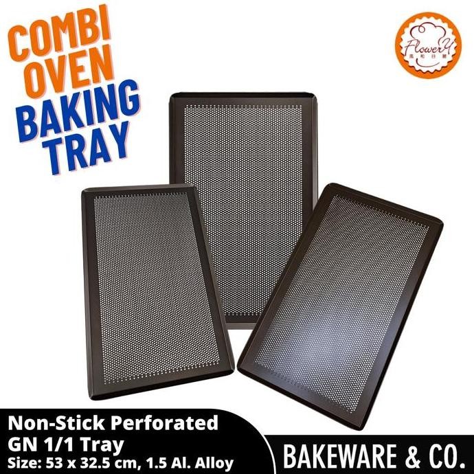 Perforated Gastronom GN 1/1 Baking Tray - Rationale Unox Combi Oven