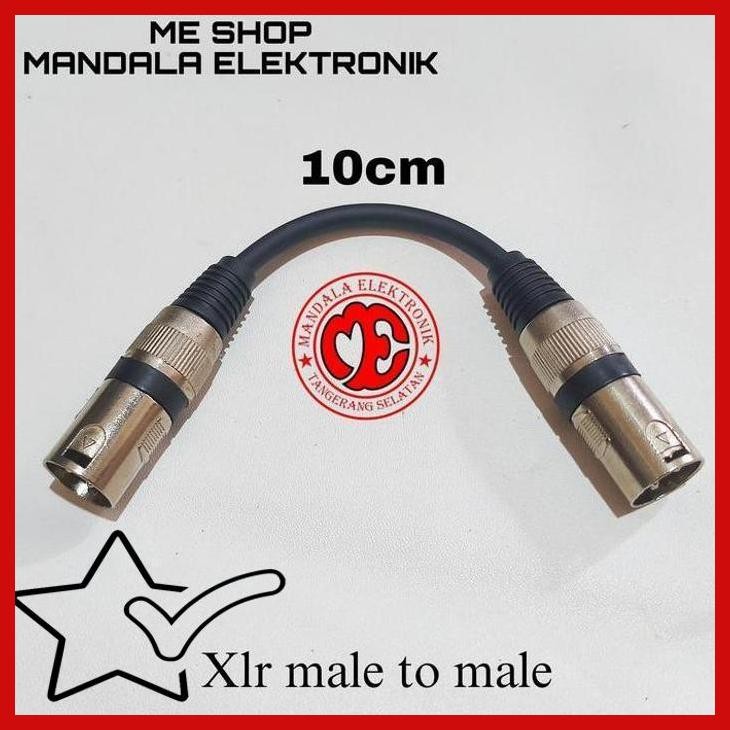 [IWS] ADAPTER JACK XLR MALE TO FEMALE/ MALE TO MALE/ FEMALE TO FEMALE