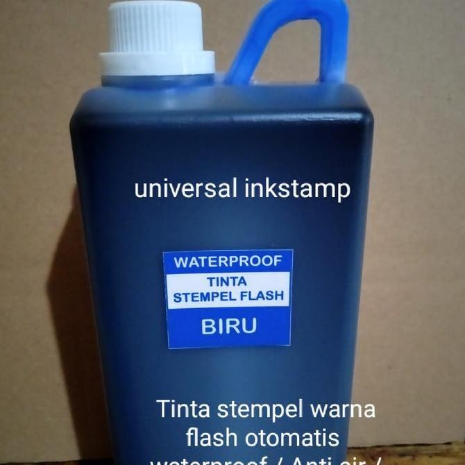 

Tinta Stempel Flash Anti Air, Anti Luntur,( Tinta Waterproof ) 1 Liter Co