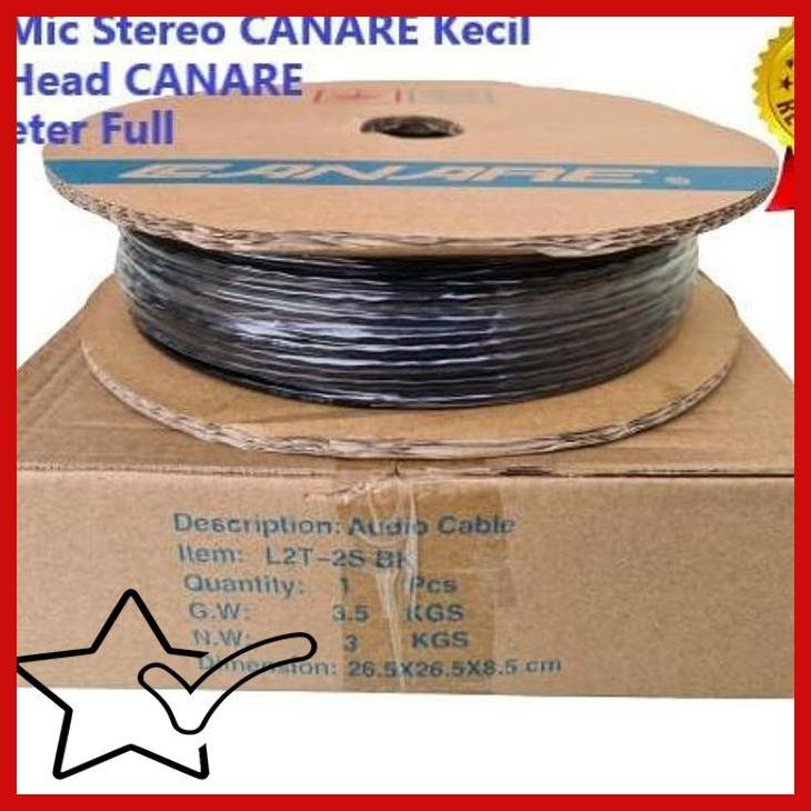 [IWS] KABEL MIC STEREO CANARE BODY KECIL L2T-2S / KABEL HEAD CANARE
