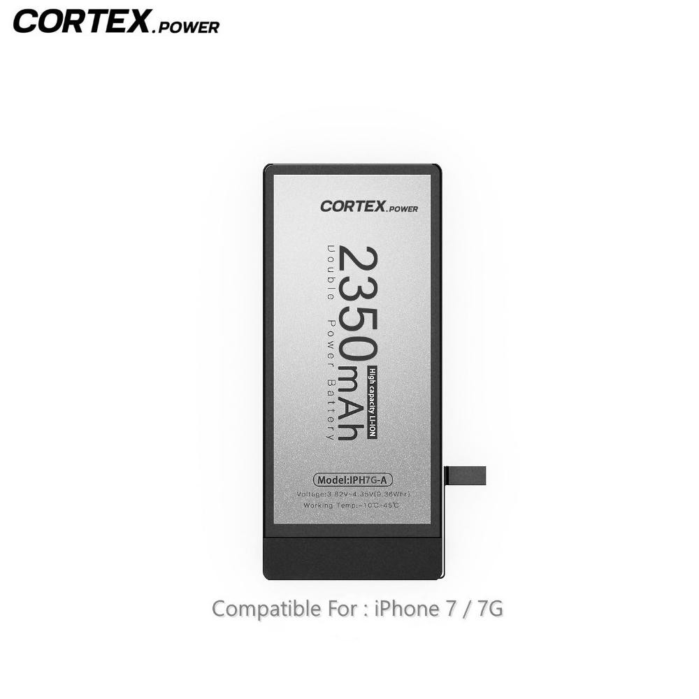 Premium Cortex Power - Baterai Iphone 7 / 7G Double Power Ic High & Real Capacity Batre Batrai Bater